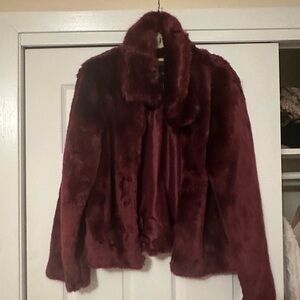 Faux fur jacket